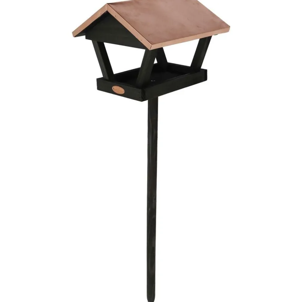 BEST FOR BIRDS - Mangeoire à oiseaux sur pique en pin et cuivre