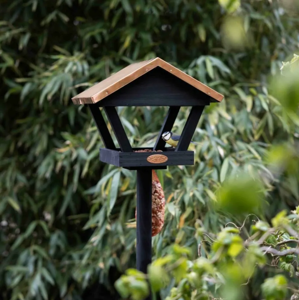 BEST FOR BIRDS - Mangeoire à oiseaux sur pique en pin et cuivre