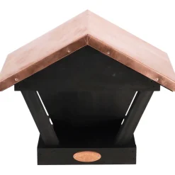 BEST FOR BIRDS - Mangeoire murale en pin et cuivre