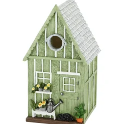 BEST FOR BIRDS - Nichoir à mésange en polyrésine et bois contreplaqué abri de jardin