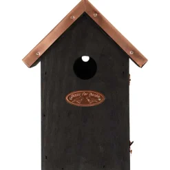 BEST FOR BIRDS - Nichoir à oiseaux en pin et cuivre troglodyte