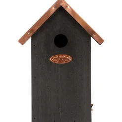 BEST FOR BIRDS - Nichoir à oiseaux en pin et cuivre mésange bleue