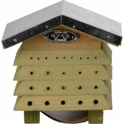BEST FOR BIRDS - Refuge à abeilles en bois et zinc