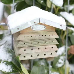 BEST FOR BIRDS - Refuge à abeilles en bois et zinc