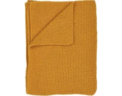 BEST MOBILIER - Adrano - plaid - 130x170 cm - en coton recyclé