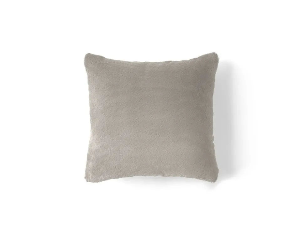 BEST MOBILIER - Crocus - coussin - en fausse fourrure - 35x35 cm