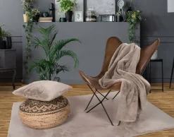 BEST MOBILIER - Joy - plaid - 150x200cm - en fausse fourrure