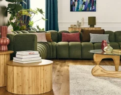 BEST MOBILIER - Kofu - table basse - bambou - 60 cm