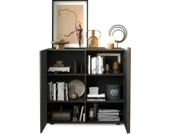 BEST MOBILIER - Leon - buffet bas - 2 portes - 113x121 cm