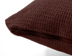 BEST MOBILIER - Polette - coussin - en tissu texturé - 40x40 cm