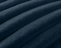 BEST MOBILIER - Sierra - coussin - en fausse fourrure côtelé - 50x50 cm