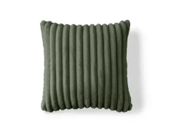 BEST MOBILIER - Sierra - coussin - en fausse fourrure côtelé - 50x50 cm