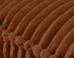 BEST MOBILIER - Stella - coussin - en velours côtelé grosses côtes - 32x57 cm