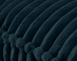 BEST MOBILIER - Stella - coussin - en velours côtelé grosses côtes - 32x57 cm