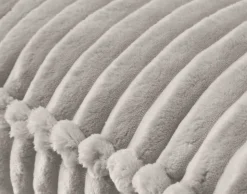 BEST MOBILIER - Stella - coussin - en velours côtelé grosses côtes - 32x57 cm