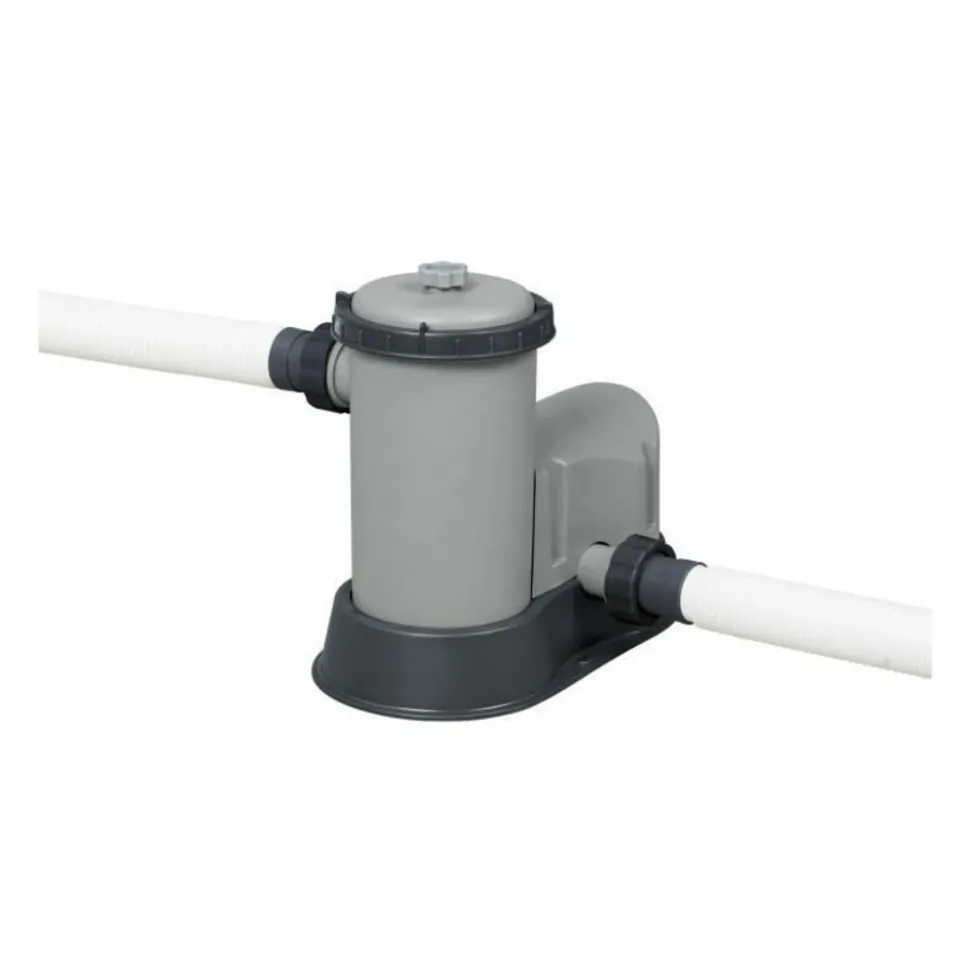 BESTWAY - Kit piscine hors sol tubulaire bestway - steel pro max - 549 x 132 cm - rectangulaire (inclus filtre a cartouche + échelle + b