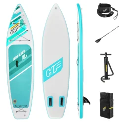Bestway kit paddle sup gonflable aqua glider avec traveltech 3,20 m - 65347