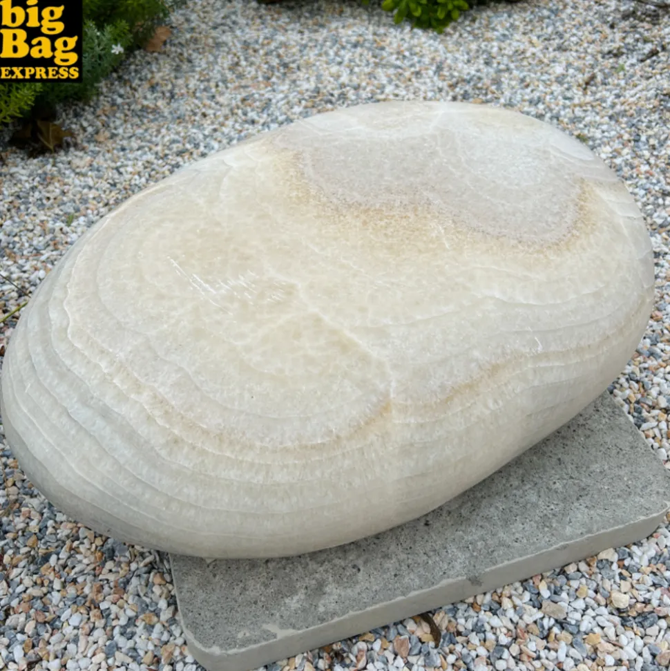 BIG BAG EXPRESS - Galet décoratif de jardin en onyx flamingo egeo 73kg