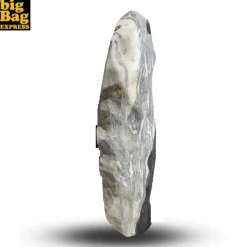 BIG BAG EXPRESS - Monolithe décoratif de jardin en marbre & quartz zebra prem col 95cm