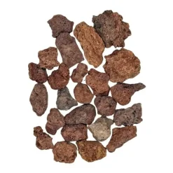 BIG BAG EXPRESS - Pack 7 x big bag de 1m³ (+/- 140m²) gravier pouzzolane rouge / noir ø 10/20 mm - livraison standard