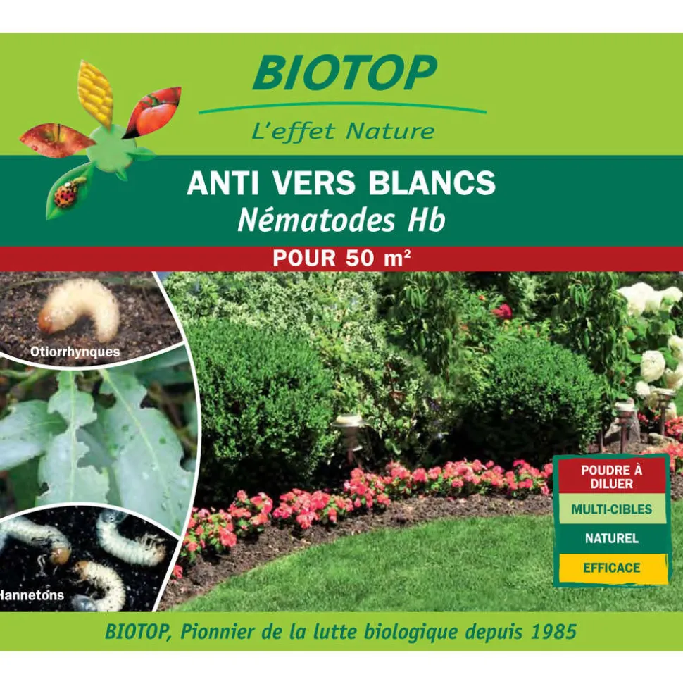 BIOTOP - Nématodes utiles hb anti vers blancs - 25m