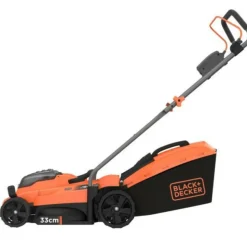 BLACK + DECKER - Tondeuse a gazon sur batterie 18v 33cm de coupe black+decker bcmw3318n-xj - livré sans batterie ni chargeur