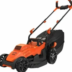 BLACK+DECKER - Tondeuse a gazon black+decker filaire 1400w poignée bike bemw461bh-qs 34 cm - 6 hauteurs réglables - idéale pour 300 a 400m²