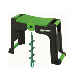 BMI - Agenouilloir - tabouret avec rangement, fôret tarière diamètre 60cm pour perceuse, jardinage planter des fleurs, plantes