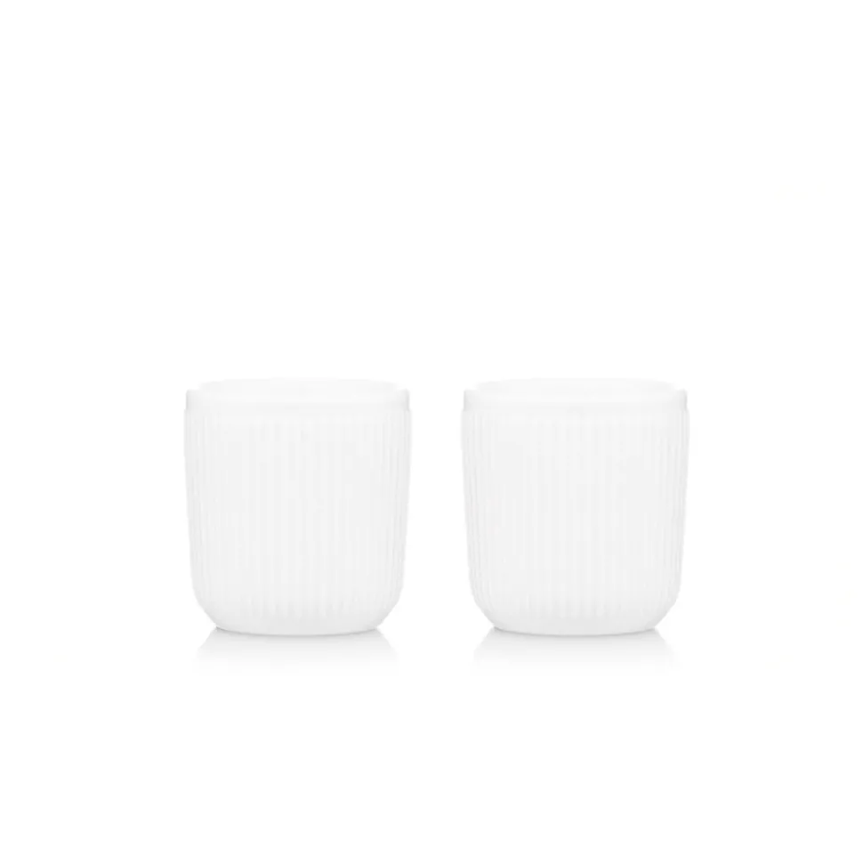 Bodum 2 tasses à café double paroi 10cl blanc - 12059-03