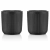 Bodum 2 tasses à café double paroi 10cl noir - 12059-259