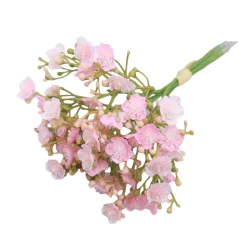Bouquet de gypsophila artificielle - 12 tiges,fleurs roses