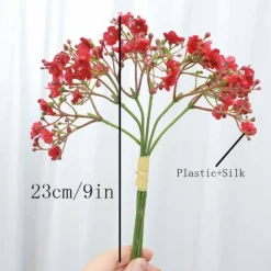 Bouquet de gypsophila artificielle - 12 tiges，fleurs d'oranger