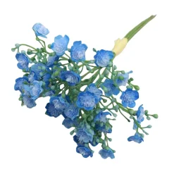 Bouquet de gypsophila artificielle - 12 tiges,fleurs bleues