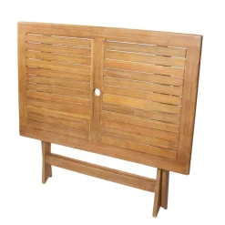 BRIGHTON - Table de jardin Falcon MAYA en acacia - 110x70x72 cm