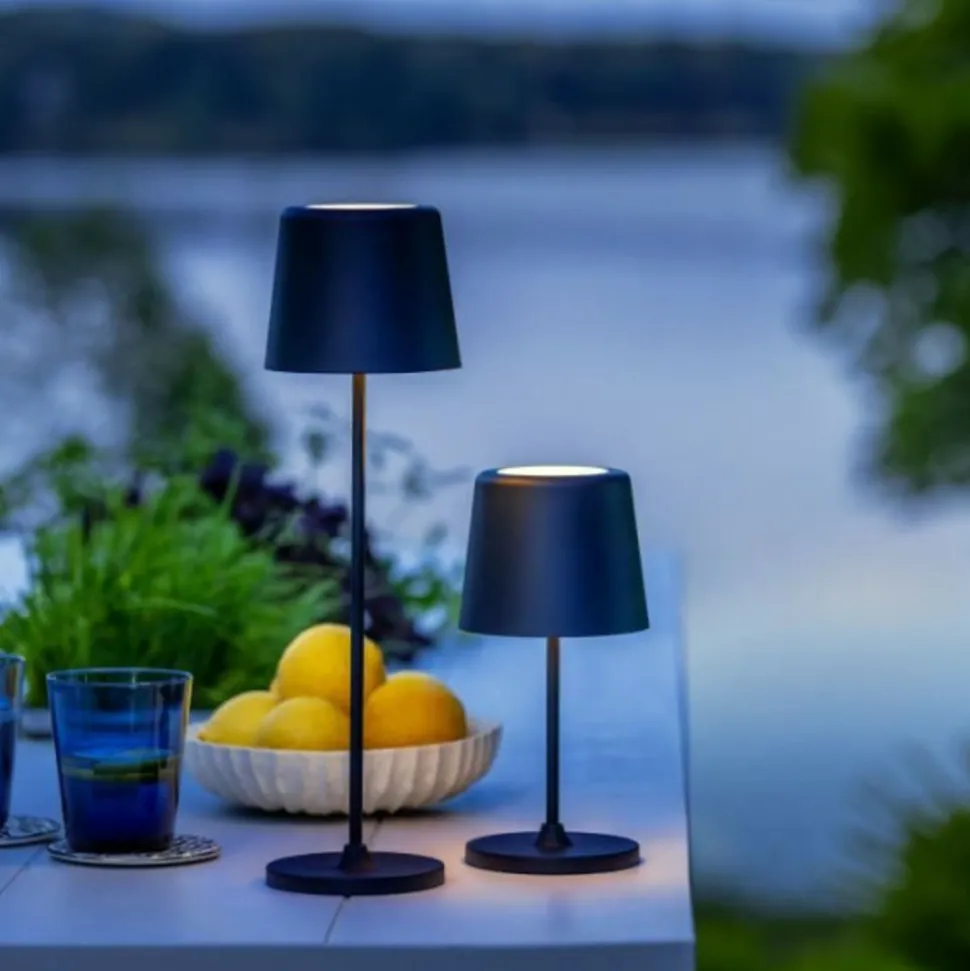 BRILLIANT - Lampe a poser led kaami - noir - extérieur - 2w - ip44 - métal et plastique