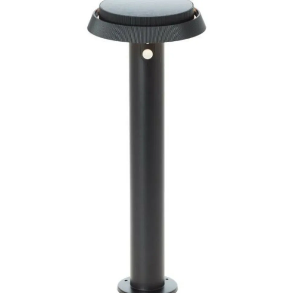 BRILLIANT - Lampe borne extérieure led - - alvero - led et solaire - détecteur de mouvement - 4 watts