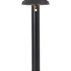 BRILLIANT - Lampe borne extérieure led - - alvero - led et solaire - détecteur de mouvement - 4 watts