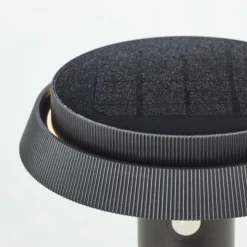 BRILLIANT - Lampe borne extérieure led - - alvero - led et solaire - détecteur de mouvement - 4 watts