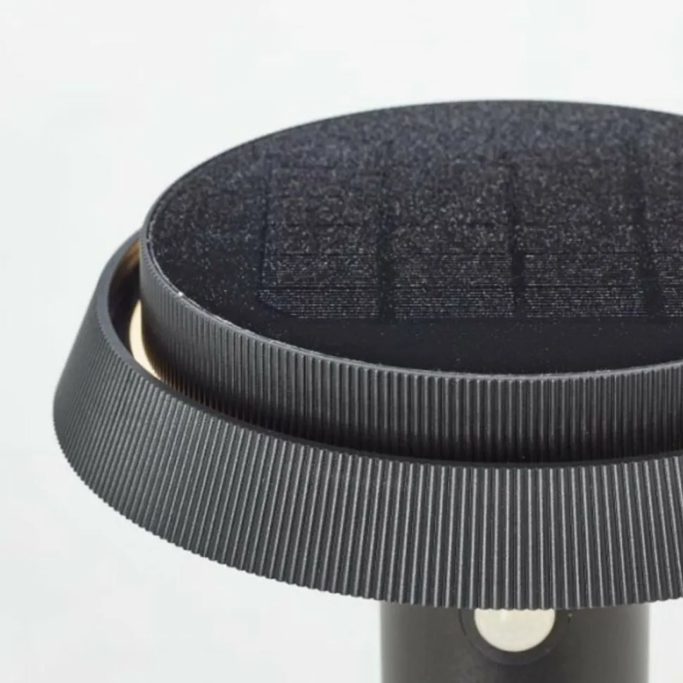 BRILLIANT - Lampe borne extérieure led - - alvero - led et solaire - détecteur de mouvement - 4 watts