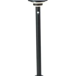 BRILLIANT - Potelet extérieur - - garvina - led et solaire - détecteur de mouvement - acier inoxydable et plastique - 4 w - noir