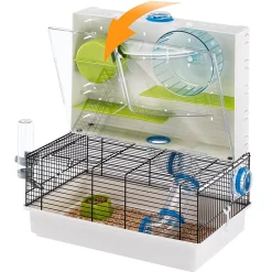 Cage modulable hamsters souris ferplast olimpia aire de jeux équipée