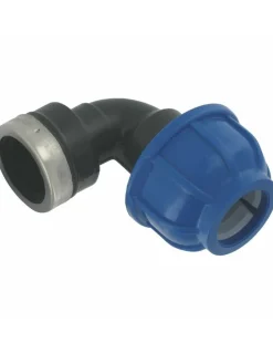 CAP VERT - Coude femelle polyethilène 25mm - 20x27