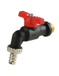 CAP VERT - Robinet papillon gaine polypropylène 15 x 21 / 20 x 27