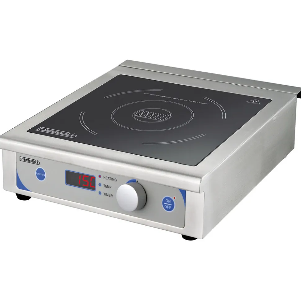 Casselin table de cuisson à induction 1 feu 3500w - cpai500b
