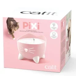 CAT IT - Abreuvoir Pixi pour chat 20x20x17cm rose