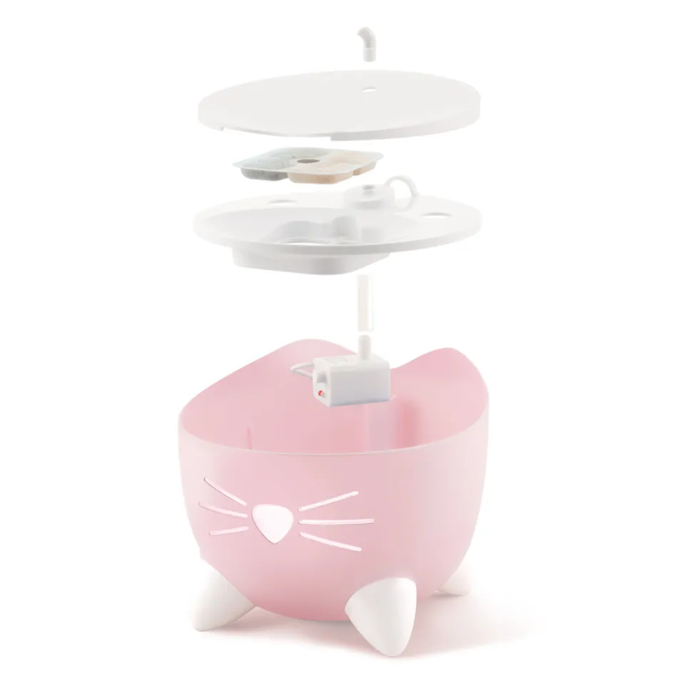 CAT IT - Abreuvoir Pixi pour chat 20x20x17cm rose