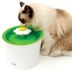 CAT IT - Fontaine a fleur pour chat catit senses 2.0 - abreuvoir de 3l avec filtre triple action
