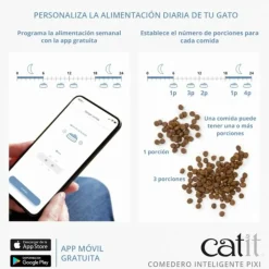 CATIT - Catit pixi - smart feeder automatique pour chats, contrôlé par une application