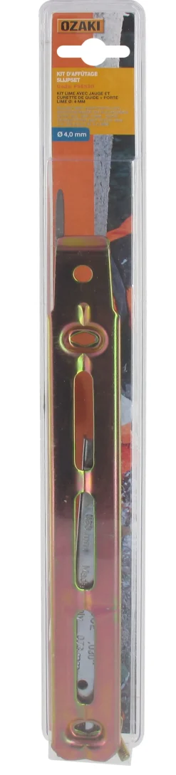 CENTRALE BRICO - Kit d'affûtage avec jauge et curette de guide + porte lime ø: 4mm