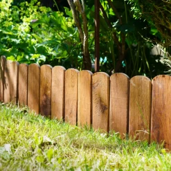 CERLAND - Bordure de jardin en chêne - oak - 114 x 15 cm